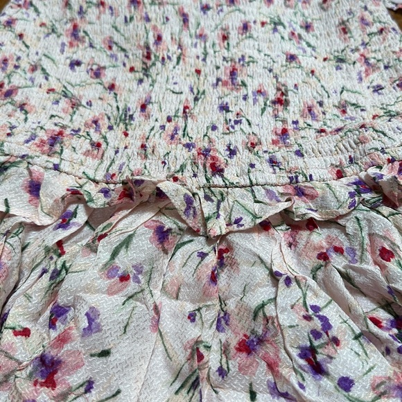 Isabelle's Cabinet Sky to Moon Pink floral ruched mini Dress - Picture 10 of 10